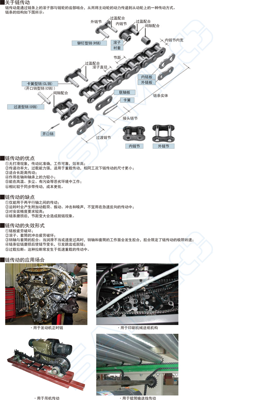 接頭鏈節(jié)-直板型作用與用途