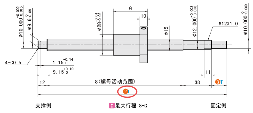 L（總長）