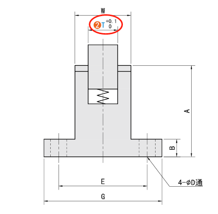 T（卡爪寬度）