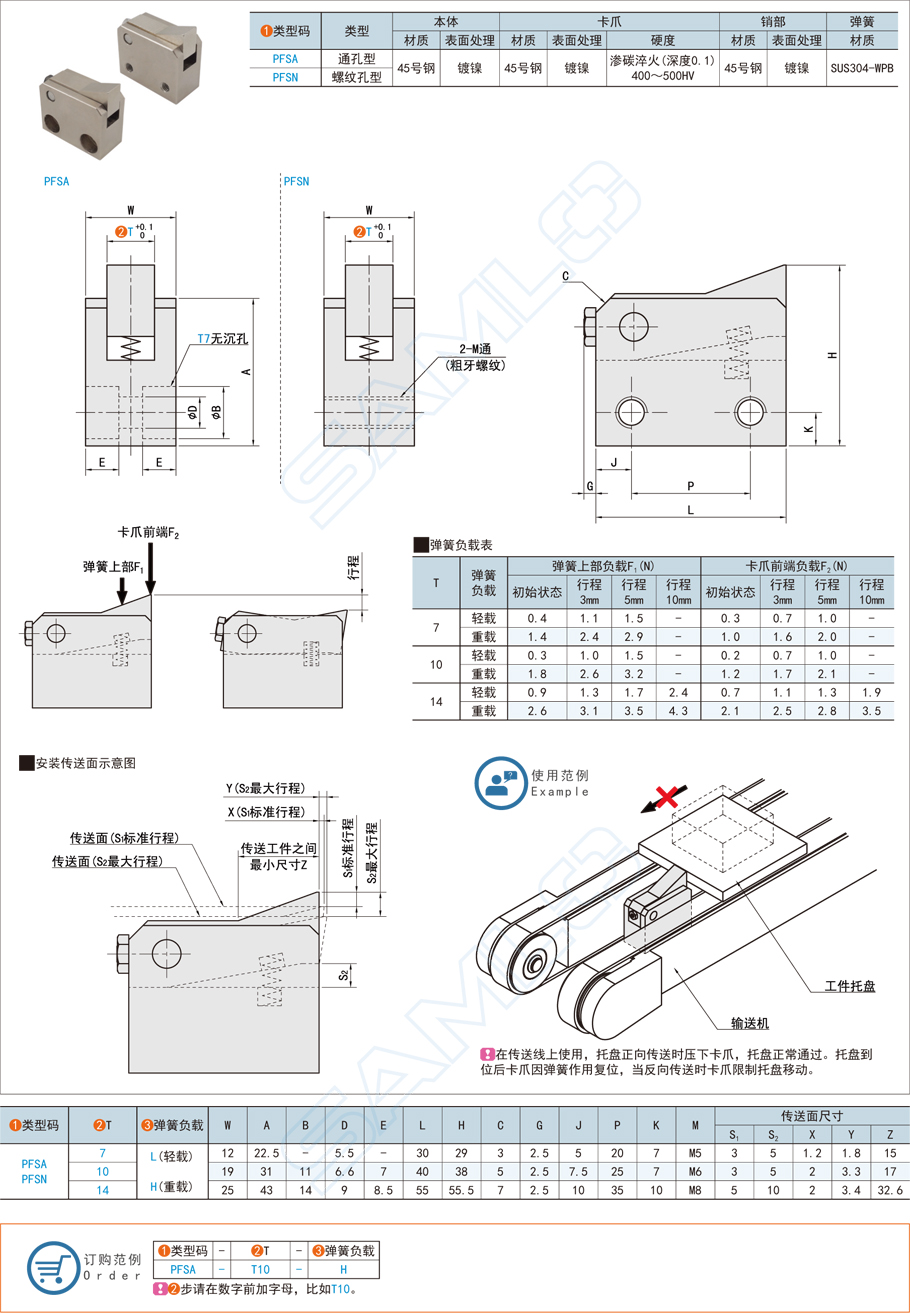 止回組件應該怎么選型號和材質