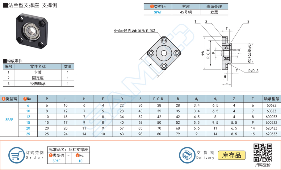 絲杠支撐座的負(fù)載能力范圍