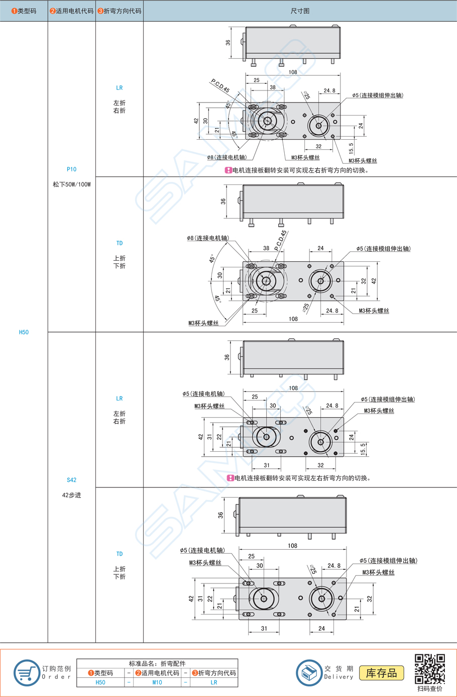 上隆電機(jī)折彎模組配件-適配KCH50鋁合金材質(zhì)2參數(shù)屬性