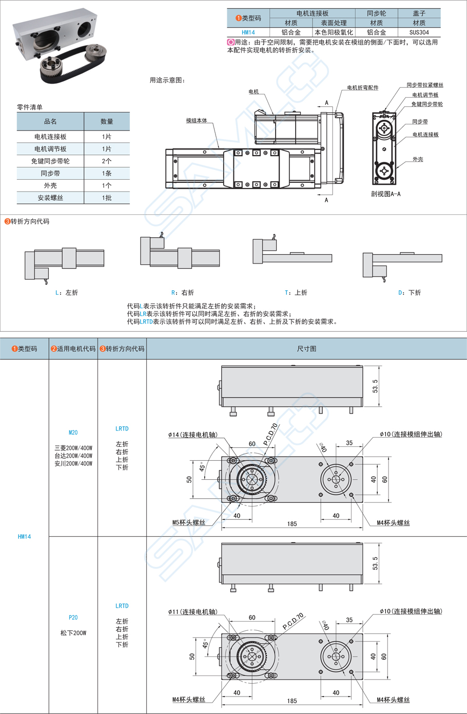 上隆電機折彎模組配件-適配TRK14